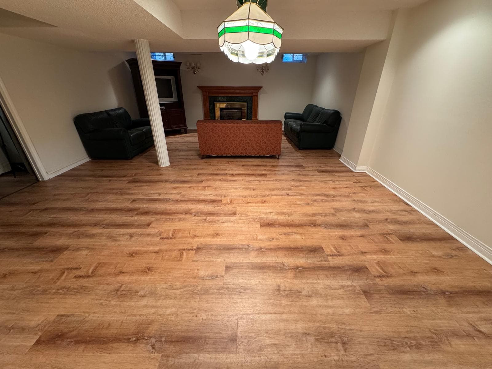Finished Basement Living Space