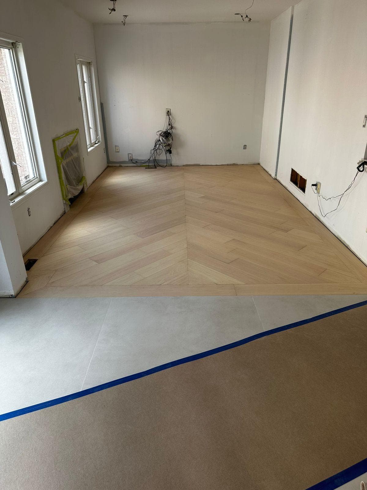 Wide-Plank Flooring Installation
